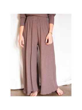 Hackwith Design House Extra Wide-Leg Rib Pant Size 2 (18w-20w)